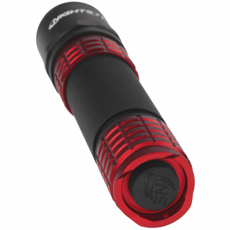 USB Tactical Flashlight w/Holster - Red - Image 3