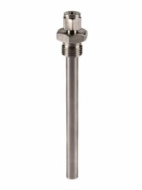 Fabricated Threaded Thermowell with Integral Compression Fitting