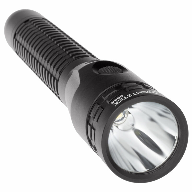 Metal Duty/Personal-Size Dual-Light Rechargeable Flashlight (no AC power supply)