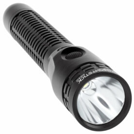 173. METAL DUAL LIGHT RECHARGEABLE FLASHLIGHT WMAGNET BLACK NSR 9940XL 1