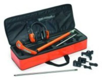 Electroacoustic water leak detector