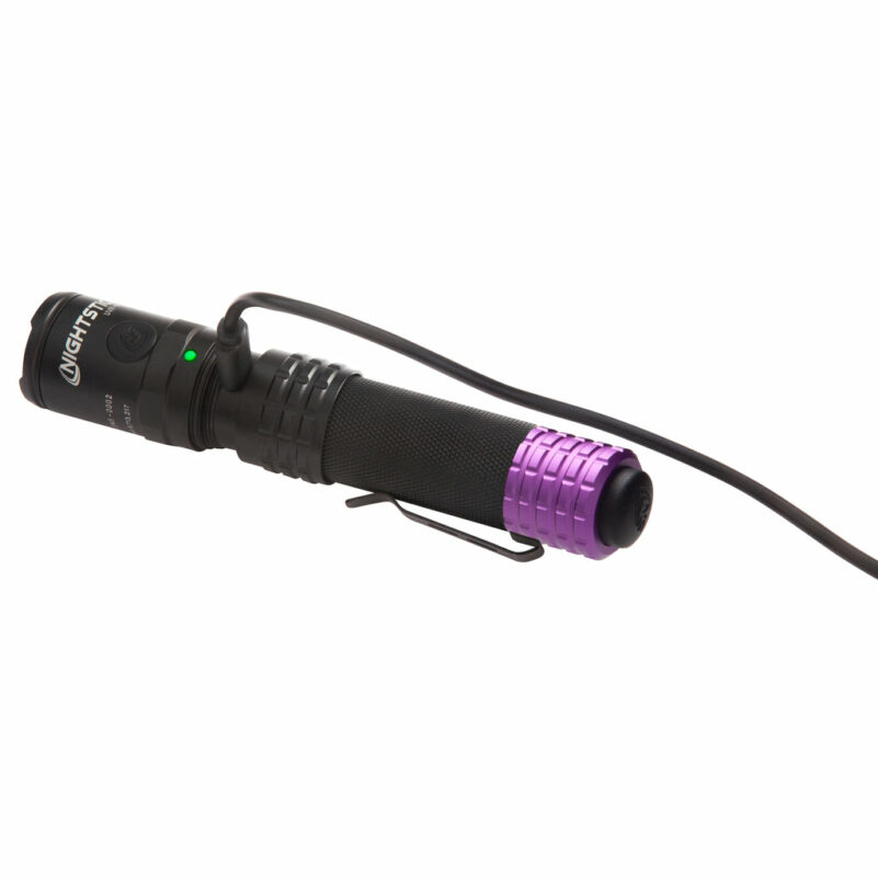 USB UV Flashlight - Black - Image 2