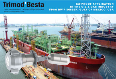 Explosion-proof level switch on FPSO BW Pionee