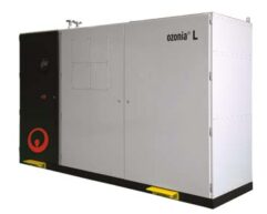 Ozonia L industrial ozone generator Large ozone generator for municipal water treatment Ozonia L ozone generator system installation High capacity ozone generator Veolia