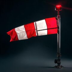 Internally Lighted Windsock — ICAO Compliant | Hardy Lighting