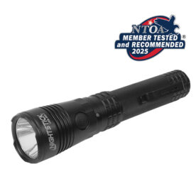 USB-588-T – Turbo High Candela USB Dual-Light Rechargeable Tactical Flashlight - Black