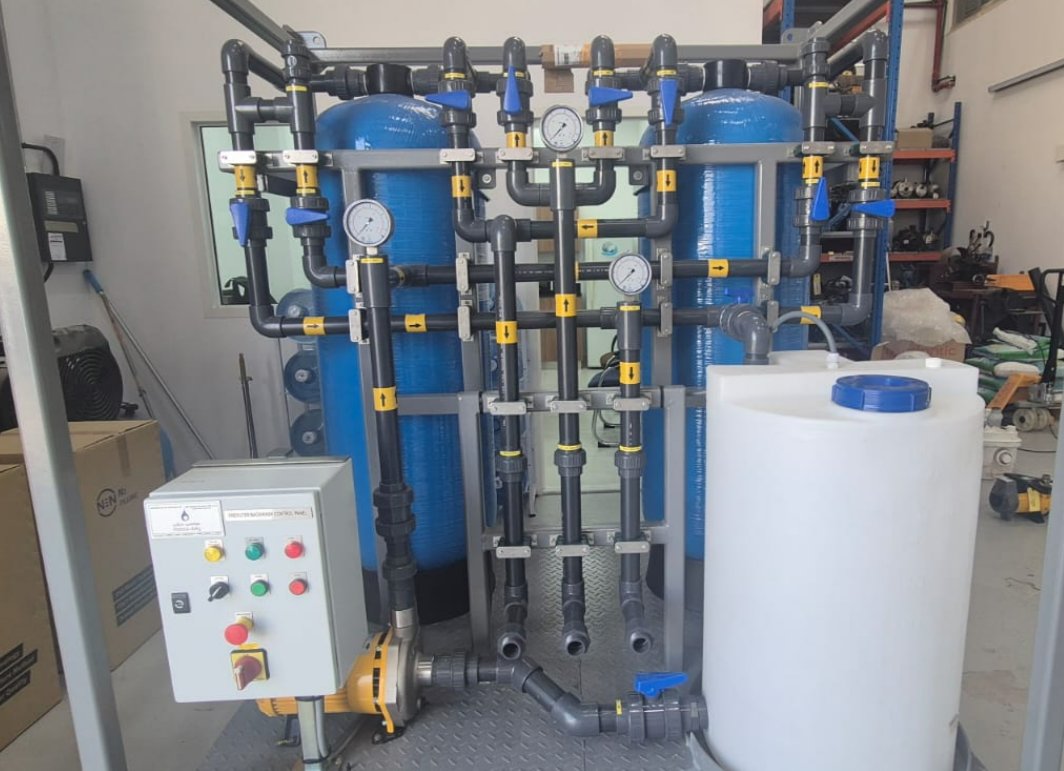 Pre-filter valve diagram — filter mode