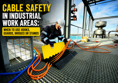 Cable safety in industrial work areas